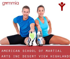 American School of Martial Arts Inc (Desert View Highlands)